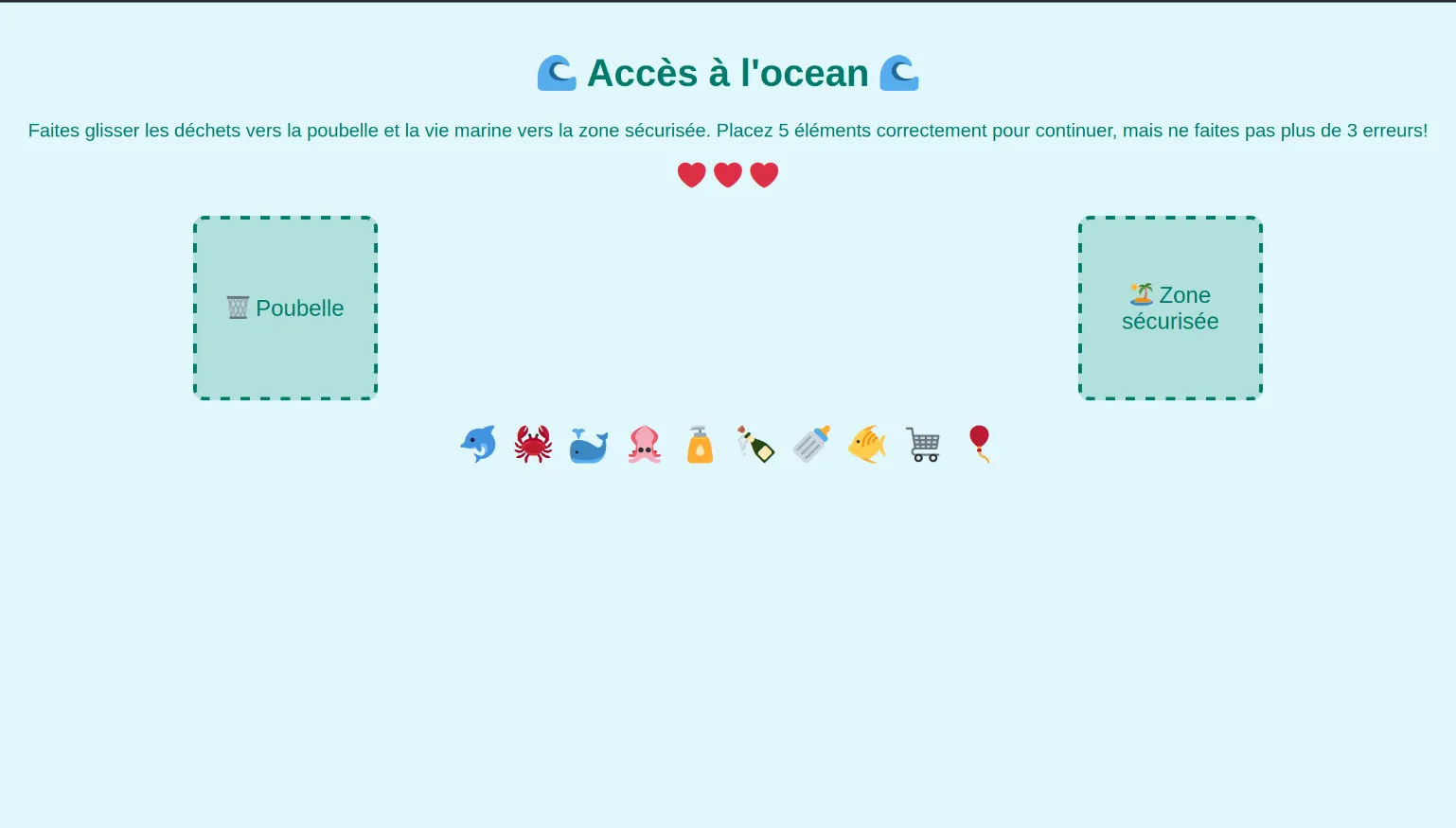 Aperçu du projet Jeu Captcha